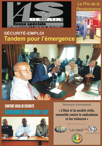 Magazine l’As de paix N°01 Janvier - mars 2017