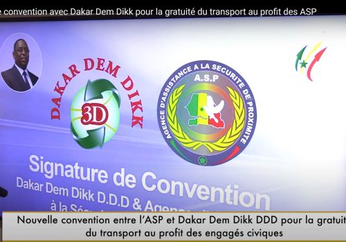 Convention ASP et Dakar Dem Dikk