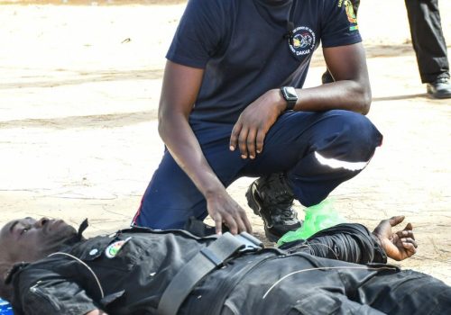 Cérémonie de clôture du stage de renforcement des capacités des Assistants à sécurité de proximité (Asp) du Pôle Ouest.