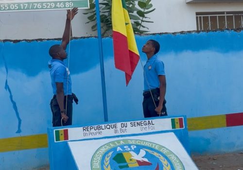 Cérémonie de levée des couleurs à l’Unité départementale de Kolda