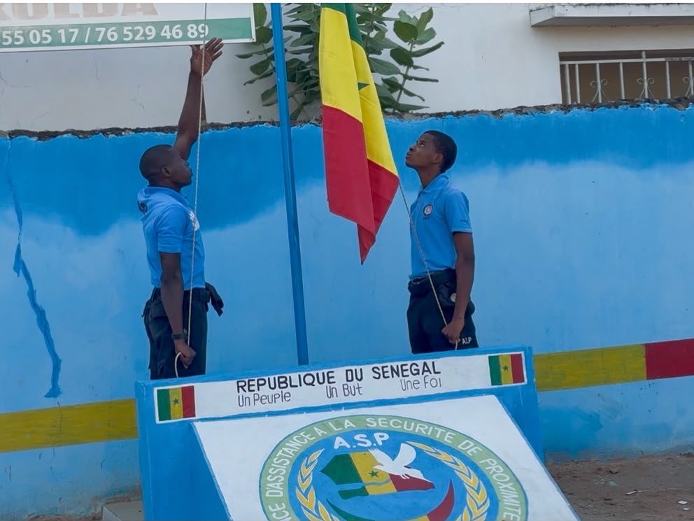 Cérémonie de levée des couleurs à l’Unité départementale de Kolda